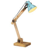 Vidaxx lampe de bureau 25 w e27 23x18x96 cm bleu patiné