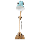 Vidaxx lampe de bureau 25 w e27 23x18x96 cm bleu patiné