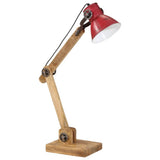 VidaXL Lampe de bureau 25 W E27 23x18x96 cm rouge patiné