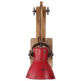 Vidaxx applique 25 w e27 96x15x20 cm rouge patiné
