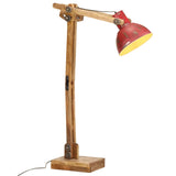 VidaXL Vloerlamp 25 W E27 33x25x130-150 cm verweerd rood