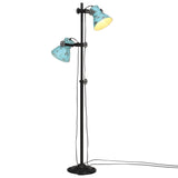 Vidaxl Floor Lamp 25 W E27 25x25x90 140 cm Weathered Blue