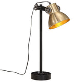 Vidaxx lampe de bureau 25 w e27 15x15x55 cm laiton antique