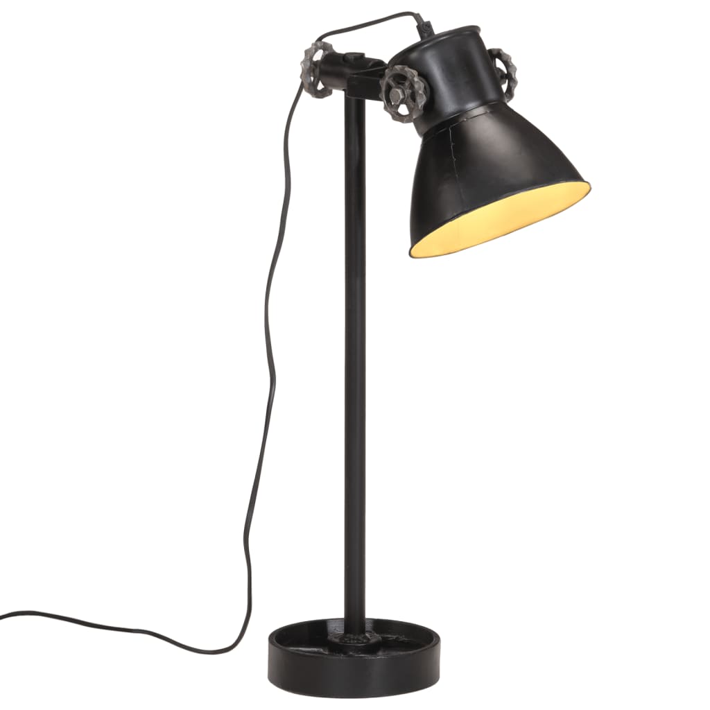 Vidaxl Desk Lamp 25 W e27 15x15x55 cm svart