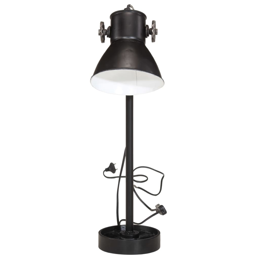 Vidaxl Desk Lampe 25 W E27 15x15x55 cm Schwarz