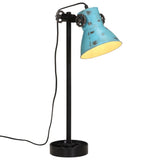 Vidaxx lampe de bureau 25 w e27 15x15x55 cm bleu patiné