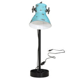 Lampada da scrivania Vidaxl 25 W E27 15x15x55 cm blu stagionato