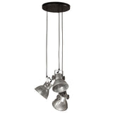 Vidaxx lampe suspendue 25 w e27 30x30x100 cm argent vintage