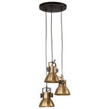 Vidaxl Hanging Lamp 25 W E27 30x30x100 cm Antike Messingfarben