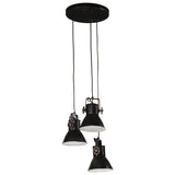 Lampka wisząca vidaxl 25 W e27 30x30x100 cm Czarna