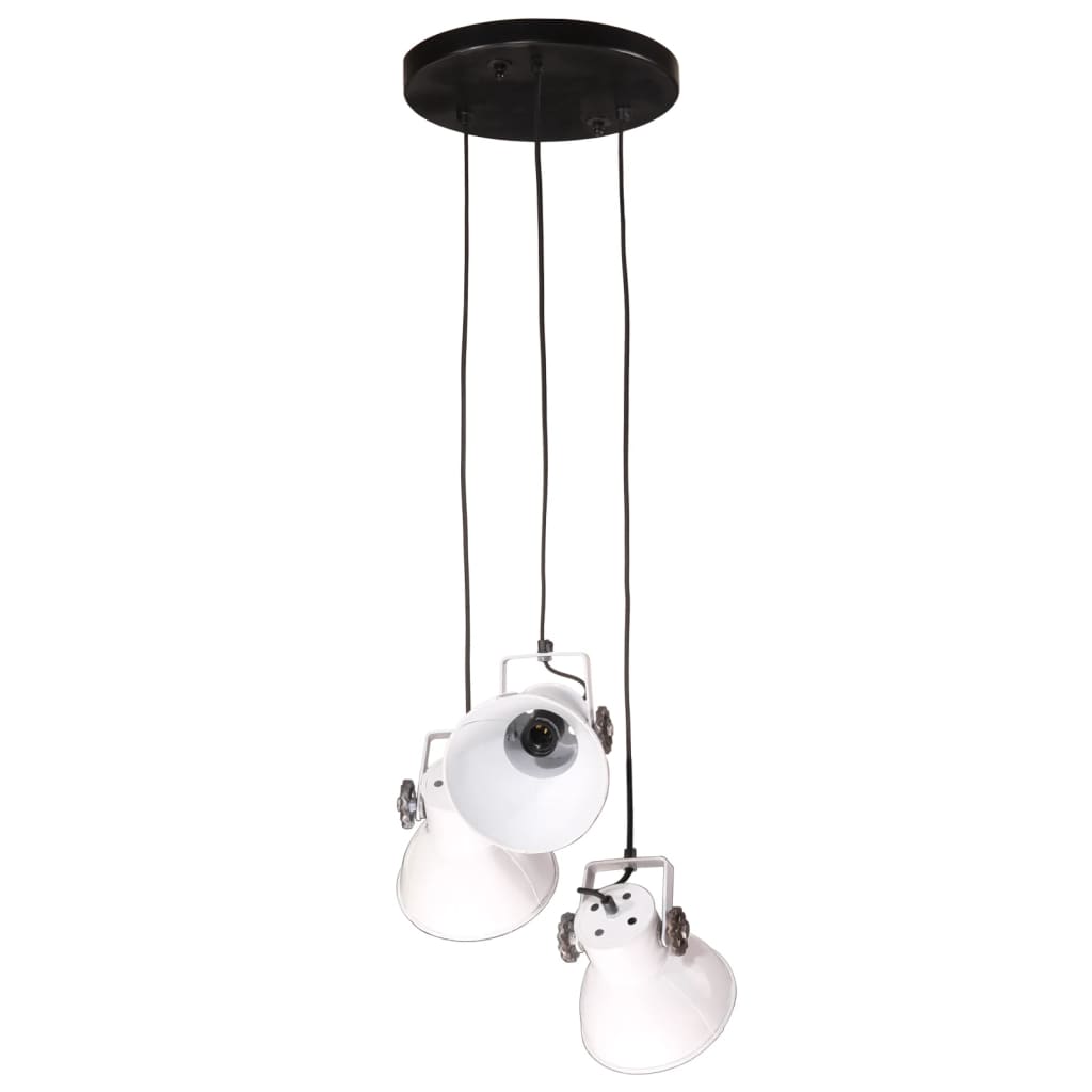 Vidaxl zavěšená lampa 25 W E27 30x30x100 bílá