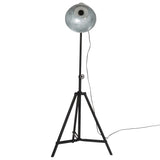 Vidaxl golvlampa 25 W E27 61x61x90 150 cm vintage silverfärgad