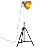 Vidaxxl lampadaire 25 w e27 61x61x90 150 cm couleur laiton antique