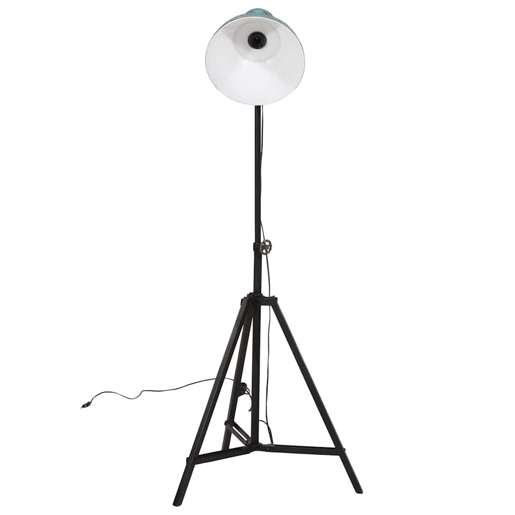 Vidaxxl lampadaire 25 w e27 61x61x90 150 cm bleu patiné