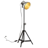 Vidaxl lampa podłogowa 25 W e27 35x35x65 95 cm vintage srebrny kolor