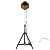 VidaXL lampadaire 25 w e27 35x35x65 95 cm couleur laiton antique