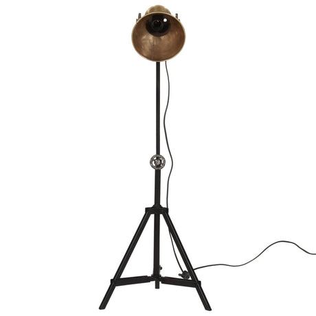 VidaXL lampadaire 25 w e27 35x35x65 95 cm couleur laiton antique