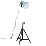 Vidaxl golvlampa 25 w e27 35x35x65 95 cm väderbitna blått