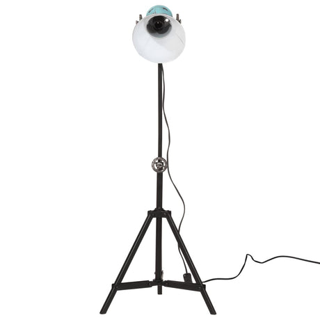 Vidaxxl lampadaire 25 w e27 35x35x65 95 cm bleu patiné