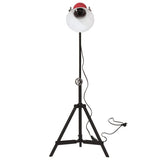 Vidaxxl lampadaire 25 w e27 35x35x65 95 cm rouge patiné