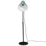Vidaxxl lampadaire 25 w e27 30x30x90 150 cm bleu patiné