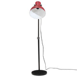 Vidaxxl lampadaire 25 w e27 30x30x90 150 cm rouge patiné