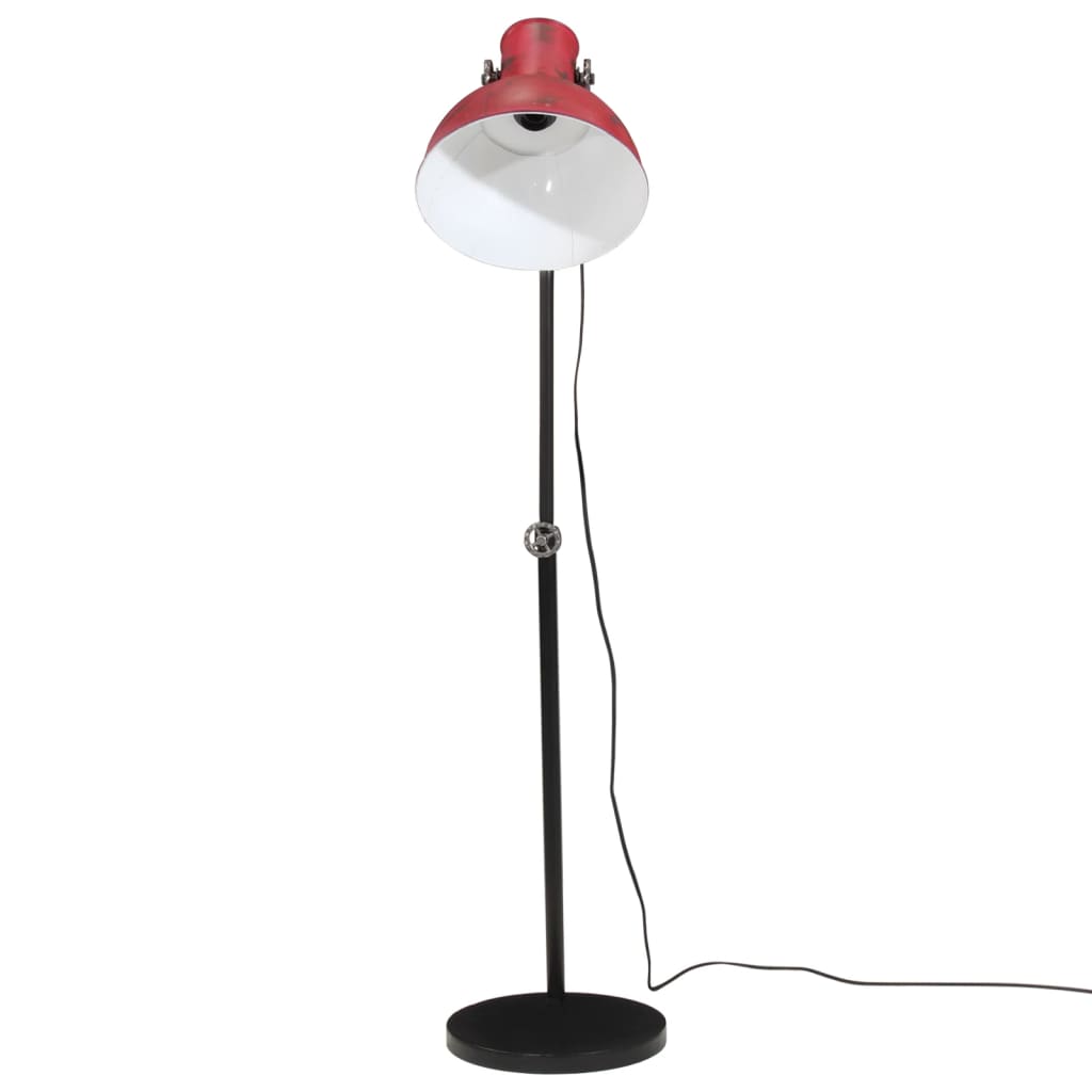 Lampadaire Vidaxl 25 W E27 30x30x90 150 cm Red atteint