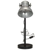 Vidaxx lampe de bureau 25 w e27 17x17x60 cm argent vintage