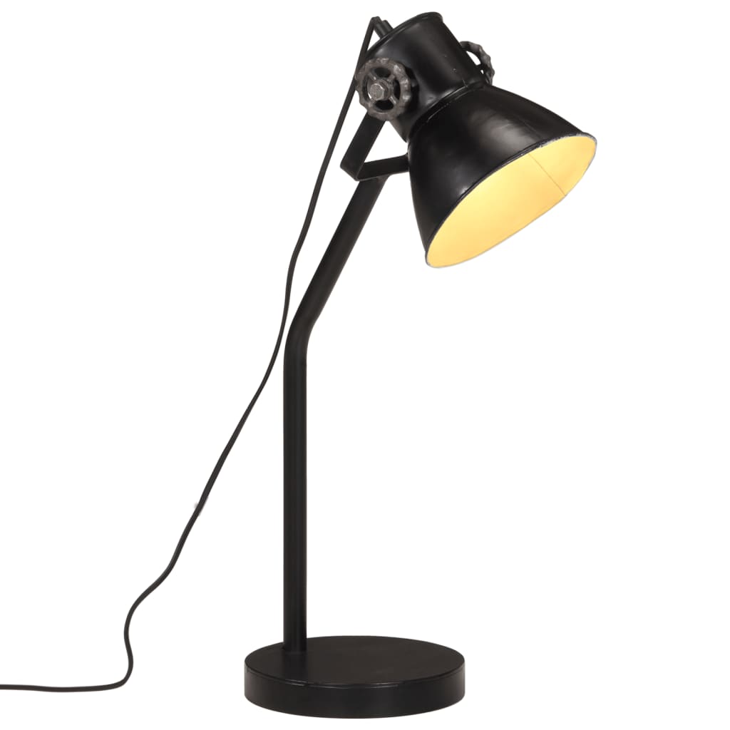Vidaxx lampe de bureau 25 w e27 17x17x60 cm noir