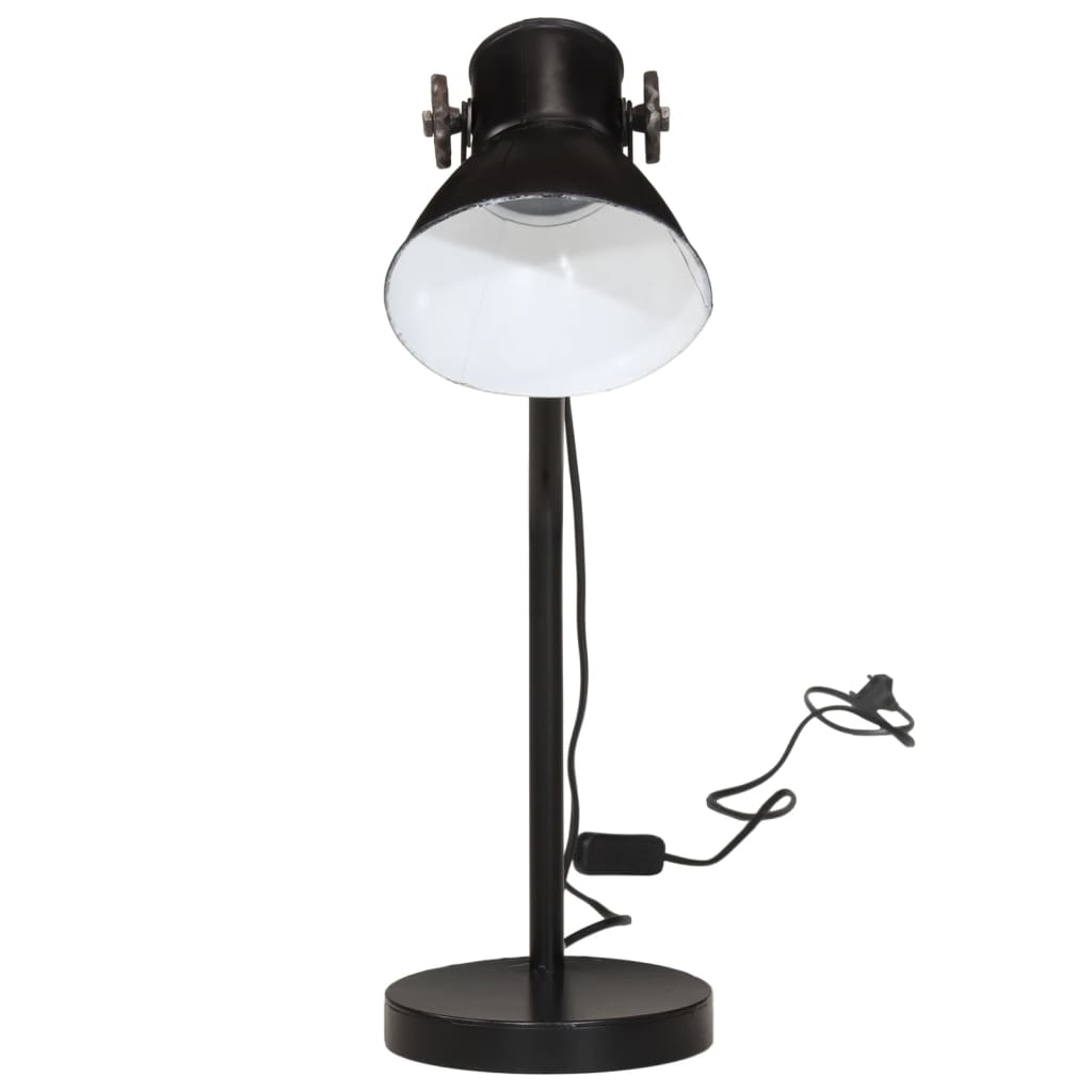 Vidaxx lampe de bureau 25 w e27 17x17x60 cm noir