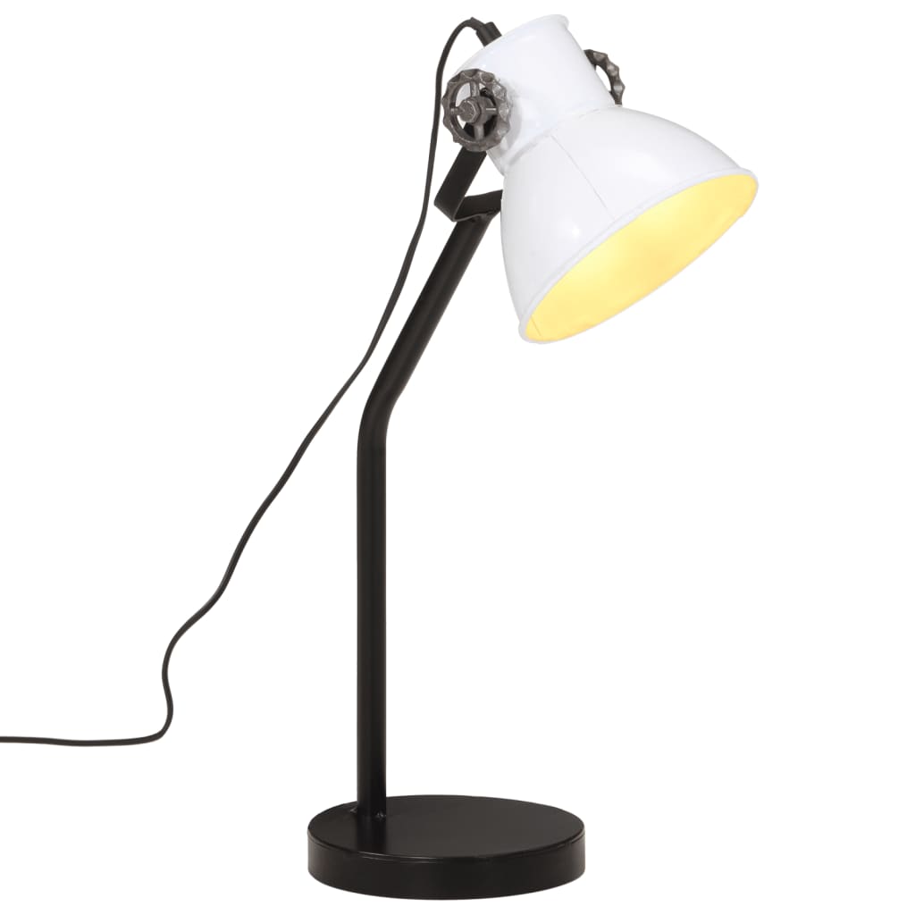 Vidaxx lampe de bureau 25 w e27 17x17x60 cm blanc