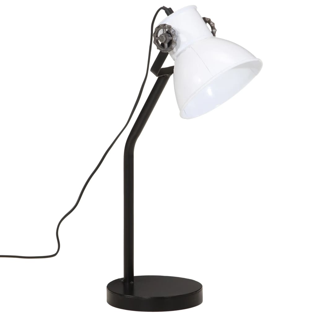 Vidaxx lampe de bureau 25 w e27 17x17x60 cm blanc
