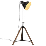 Vidaxxl lampadaire 25 w e27 75x75x90-150 cm noir