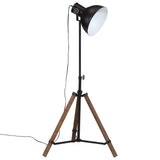 Vidaxxl lampadaire 25 w e27 75x75x90-150 cm noir
