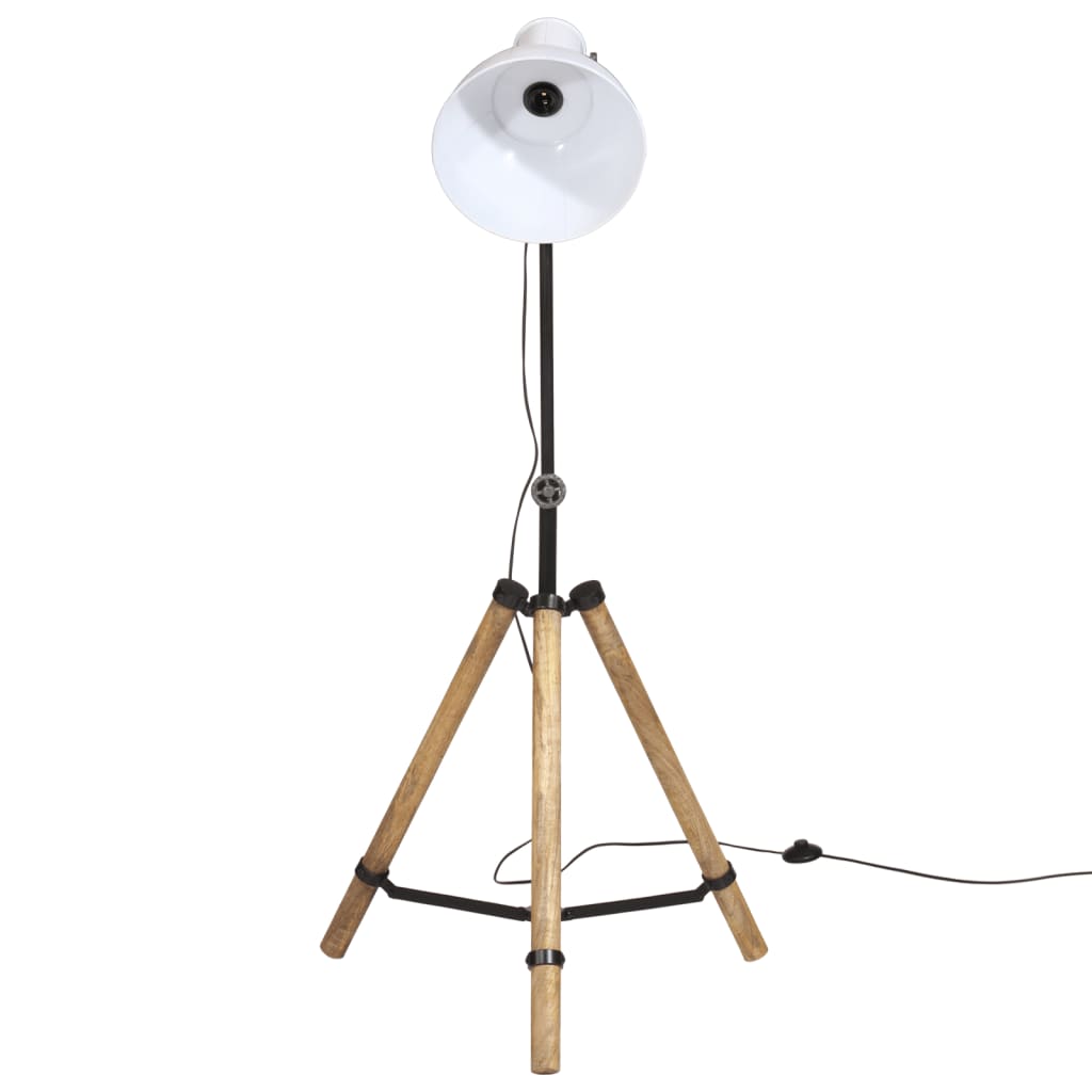 VidaXL lampadaire 25 w e27 75x75x90-150 cm blanc