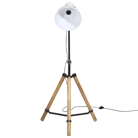 VidaXL lampadaire 25 w e27 75x75x90-150 cm blanc