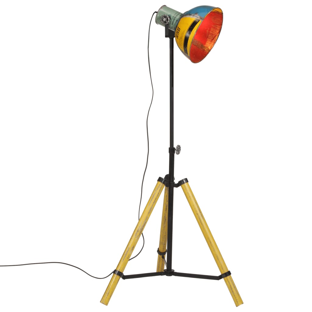 Vidaxxl lampadaire 25 w e27 75x75x90-150 cm multicolore