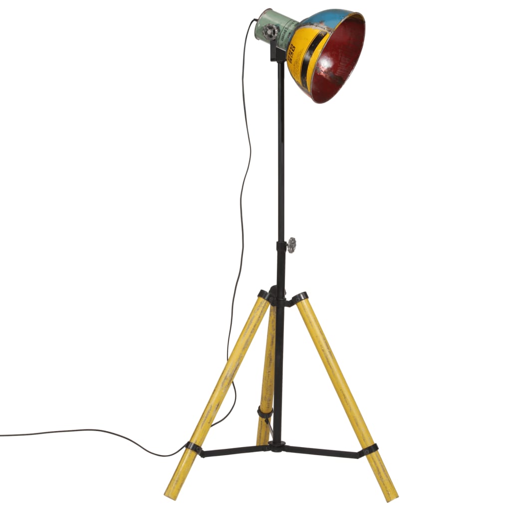 Vidaxxl lampadaire 25 w e27 75x75x90-150 cm multicolore