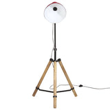 Vidaxxl lampadaire 25 w e27 75x75x90-150 cm rouge patiné