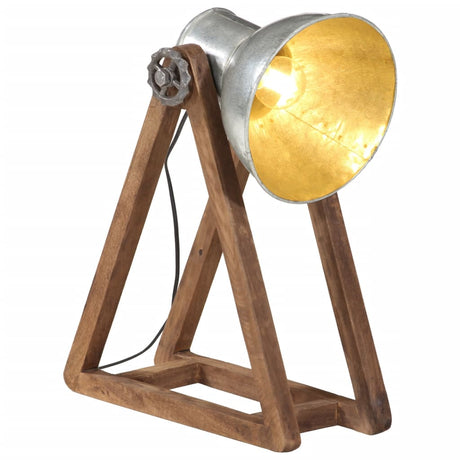 Vidaxx lampe de bureau 25 w e27 30x17x40 cm argent vintage
