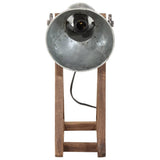Vidaxx lampe de bureau 25 w e27 30x17x40 cm argent vintage