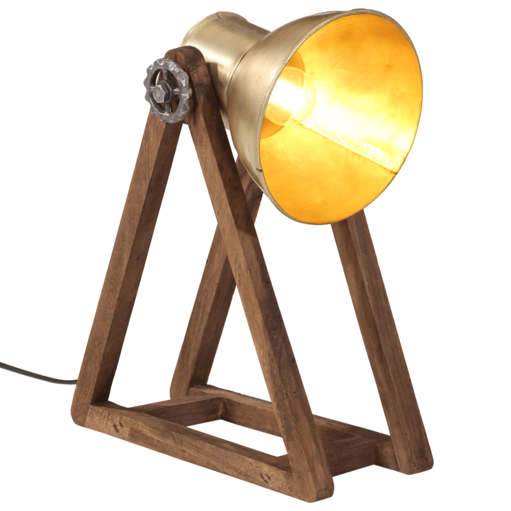 Lampe de bureau Vidaxl 25 W E27 30x17x40 cm Couleur en laiton antique