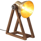 Lampa biurka vidaxl 25 W e27 30x17x40 cm antyczne mosiądz