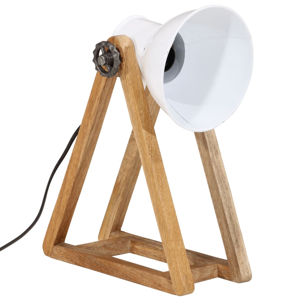 Vidaxl bureaulamp 25 w e27 30x17x40 cm wit