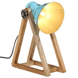 Vidaxx lampe de bureau 25 w e27 30x17x40 cm bleu patiné
