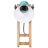 Vidaxx lampe de bureau 25 w e27 30x17x40 cm bleu patiné