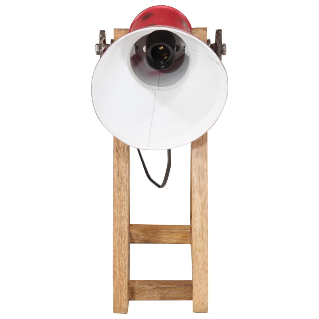 Vidaxx lampe de bureau 25 w e27 30x17x40 cm rouge patiné
