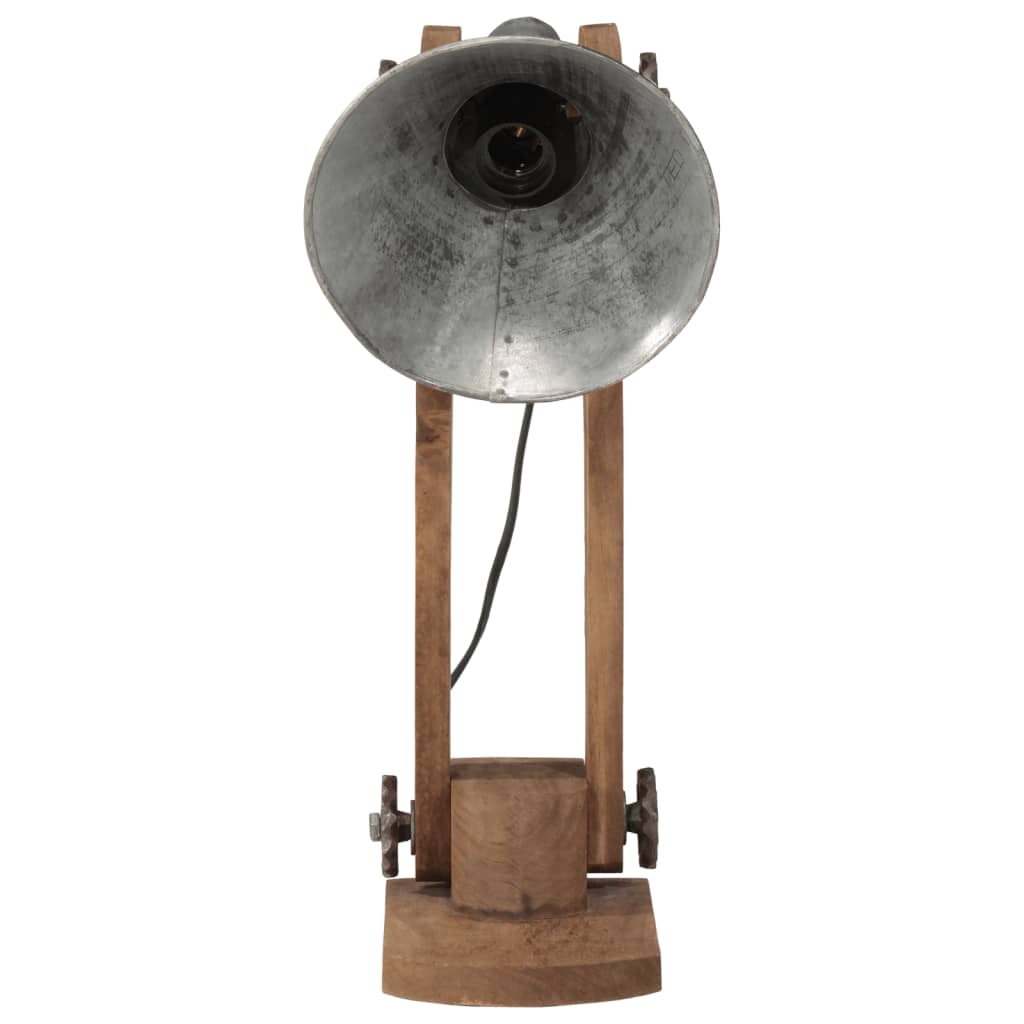 Vidaxx lampe de bureau 25 w e27 23x13x52 cm argent vintage