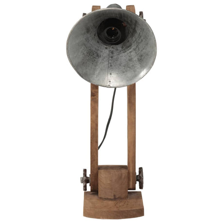 Vidaxx lampe de bureau 25 w e27 23x13x52 cm argent vintage