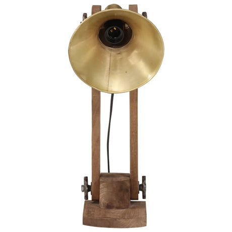 VidaXL Lampe de bureau 25 W E27 23x13x52 cm laiton antique